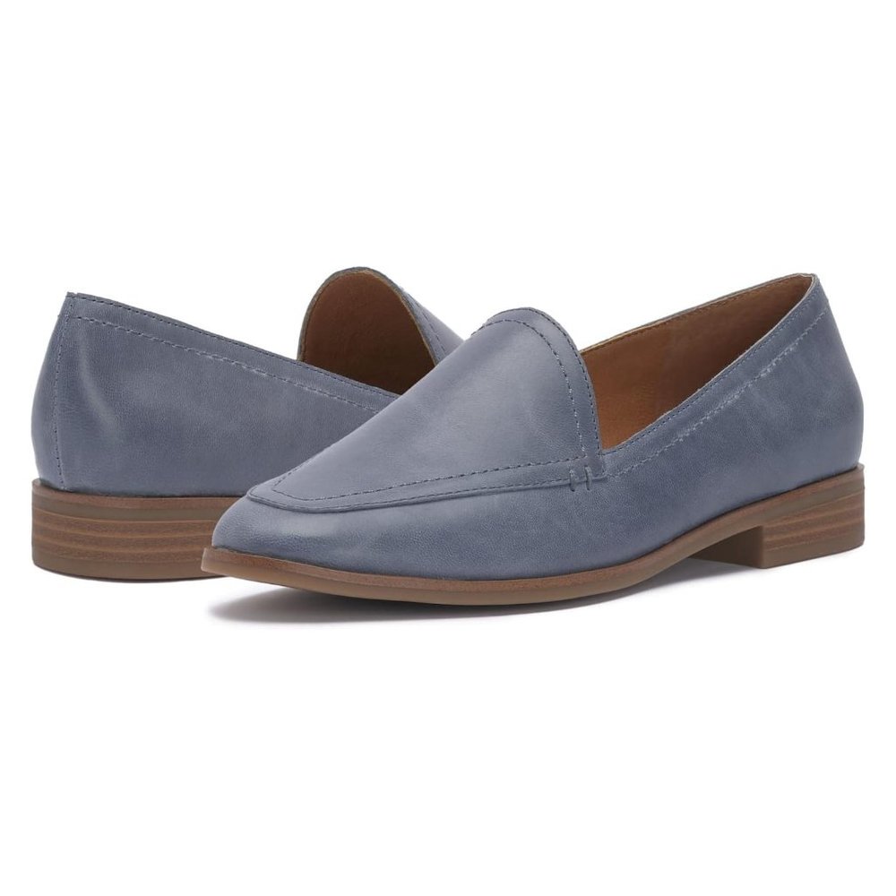 Lucky Brand Blue Fiana Leather Loafer / NIB / Size 8.5M